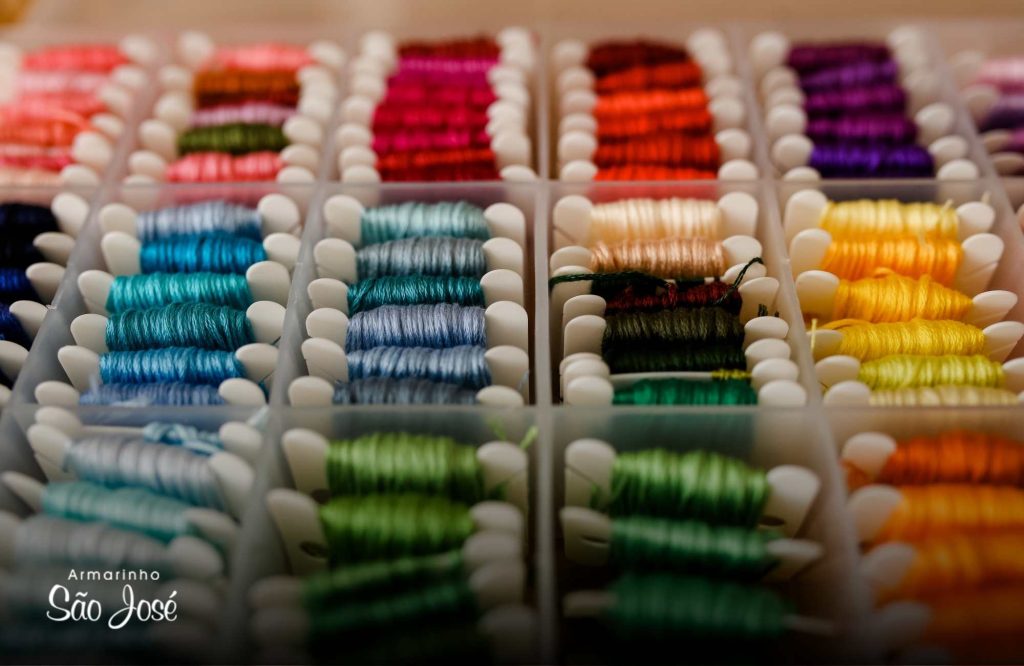 Onde encontrar linhas para bordar à mão no Armarinho São José
