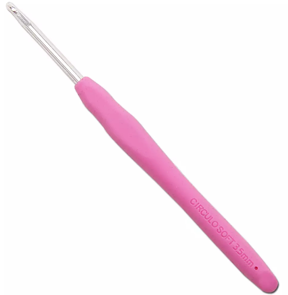 Agulha de Crochê Soft Emborrachada Círculo