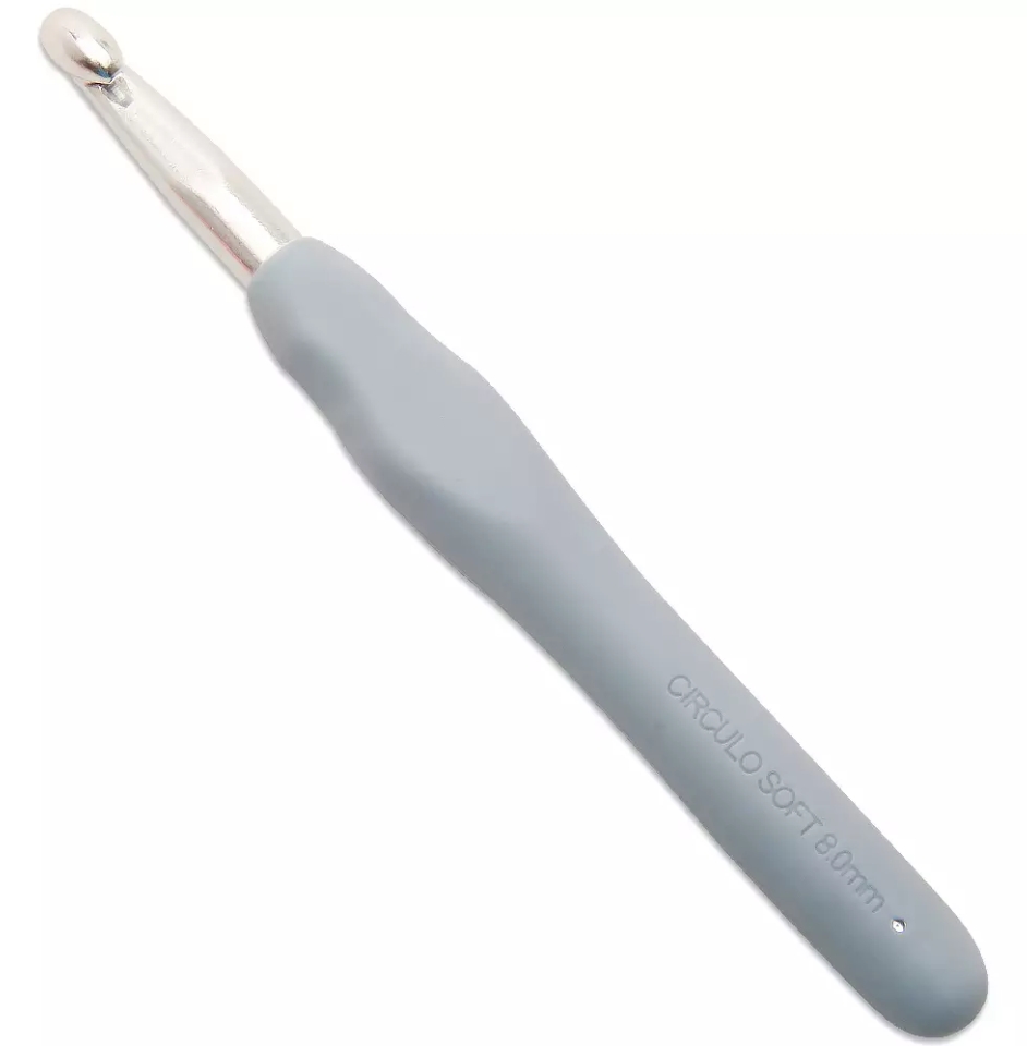 Agulha de Crochê Soft Emborrachada Círculo