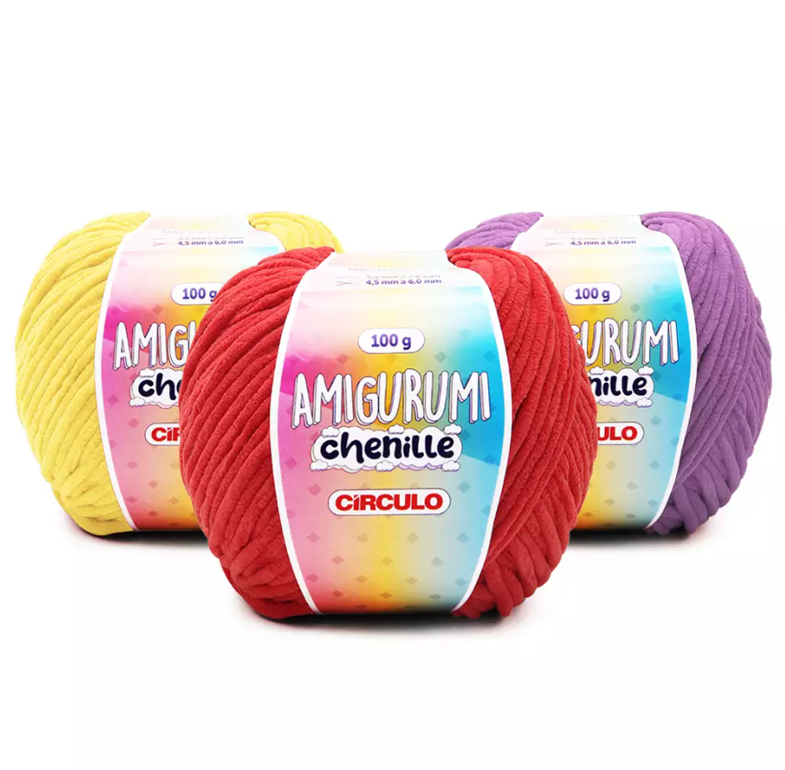 Fio Amigurumi Chenille Circulo 100g
