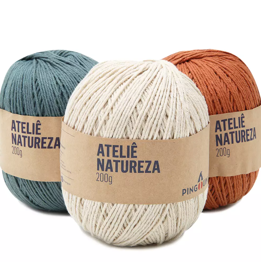 Barbante Ateliê Natureza Pingouin 4/6 200g