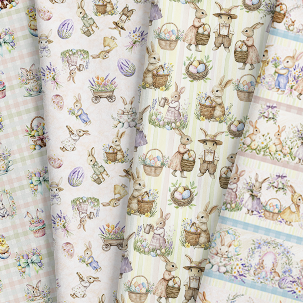 Tecido Páscoa Círculo