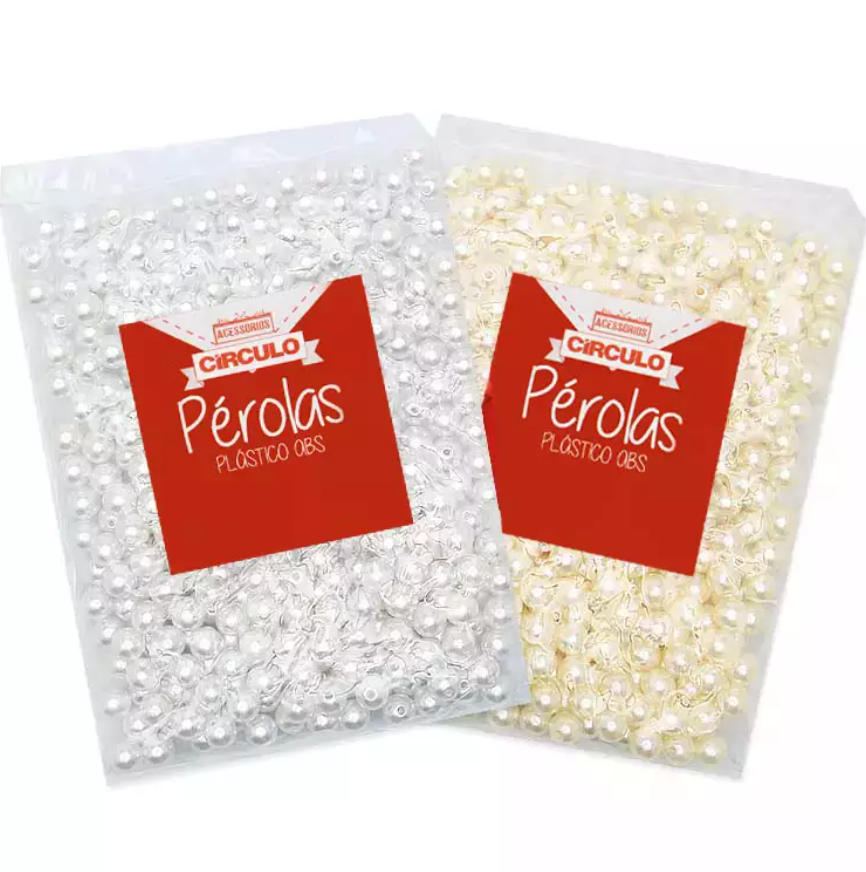 Pérola ABS Circulo 12mm 250g