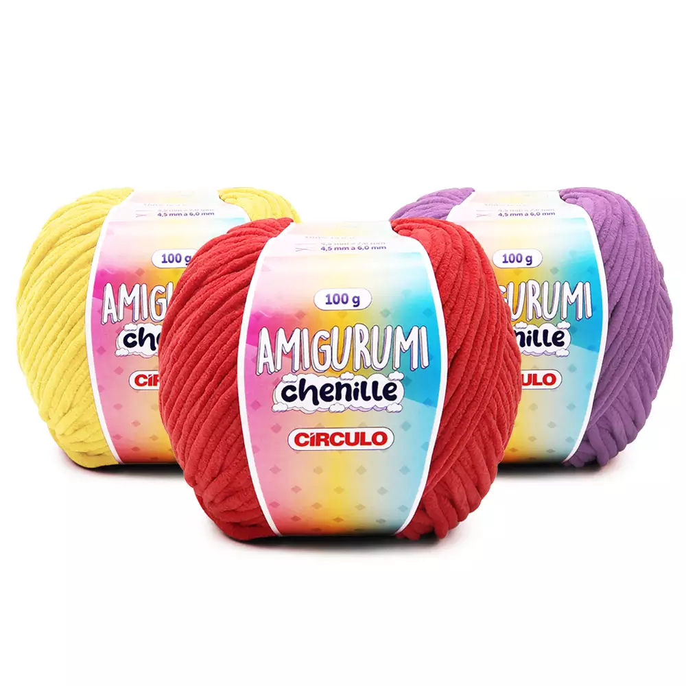 Fio Amigurumi Chenille Circulo