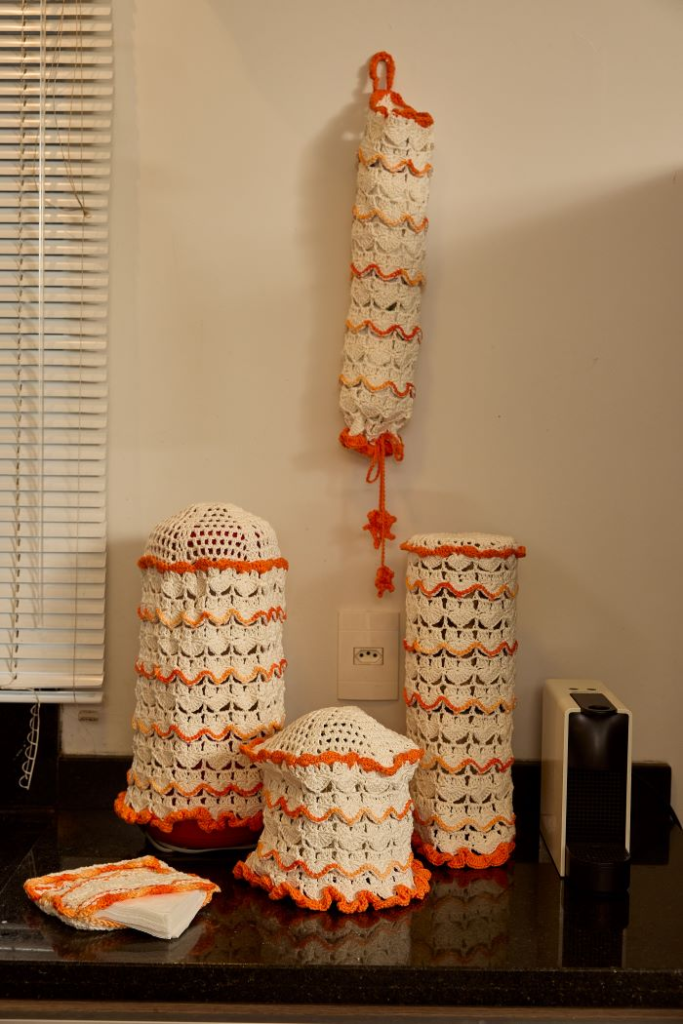 Jogo de cozinha em crochê