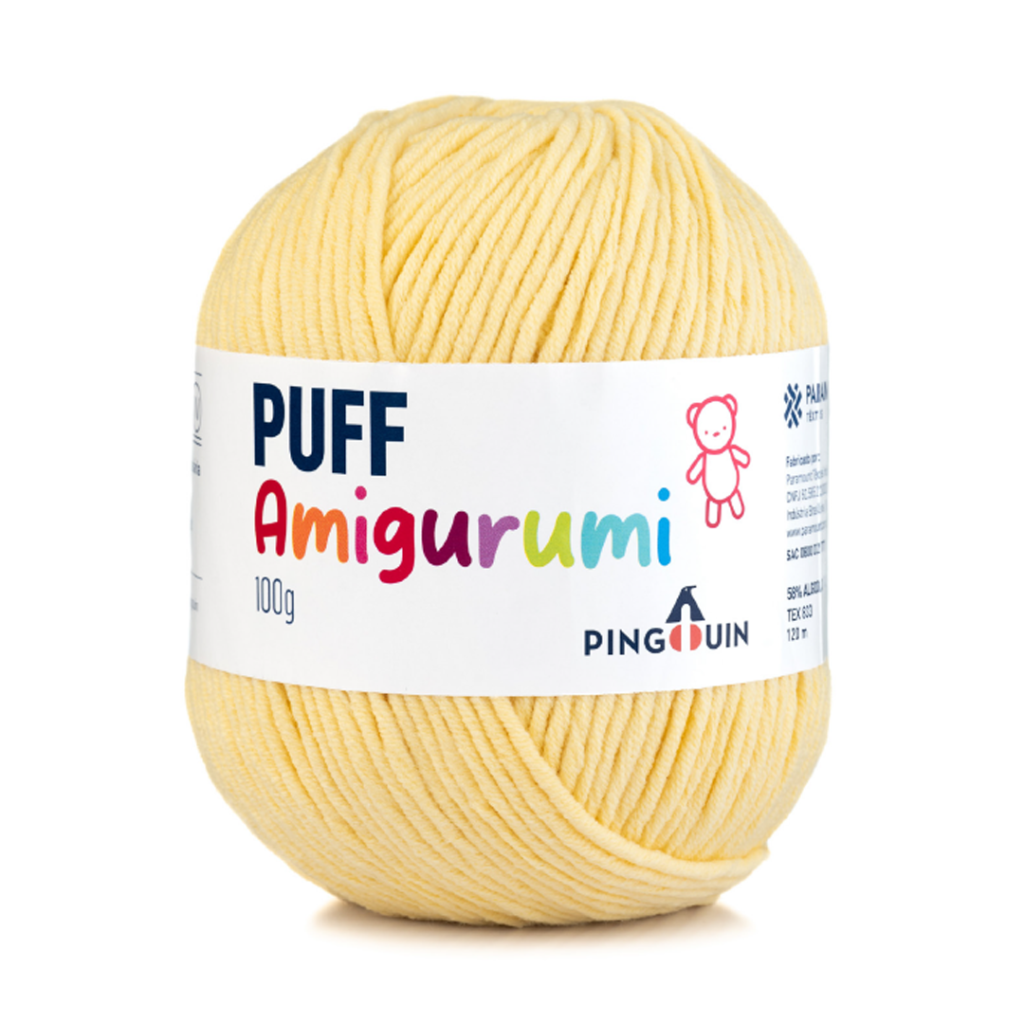 Fio Puff Amigurumi Pingouin 100g