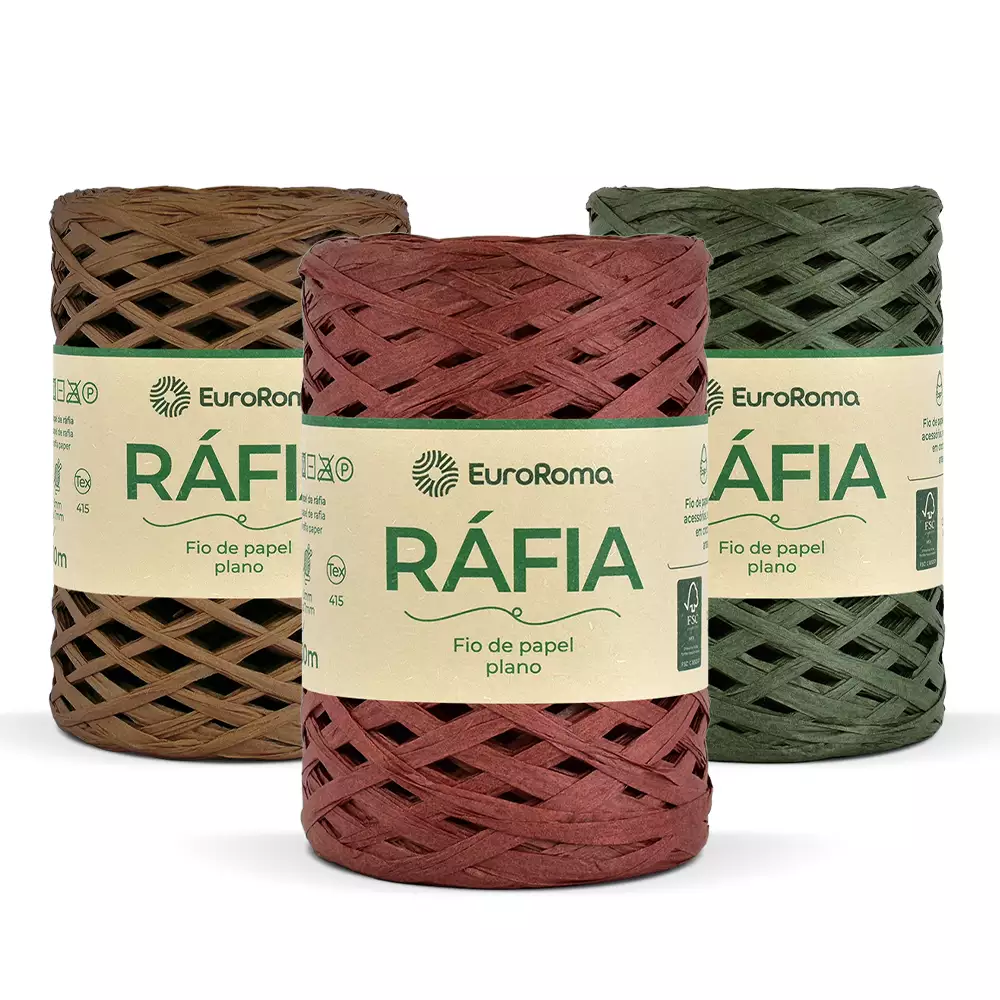 Fio de Ráfia Plano EuroRoma 100mts